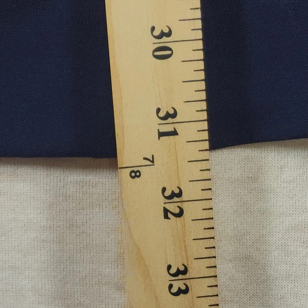 Lauren Ralph Lauren Mens 50R Navy Blue Blazer 100 Wool Two Button Sport Coat